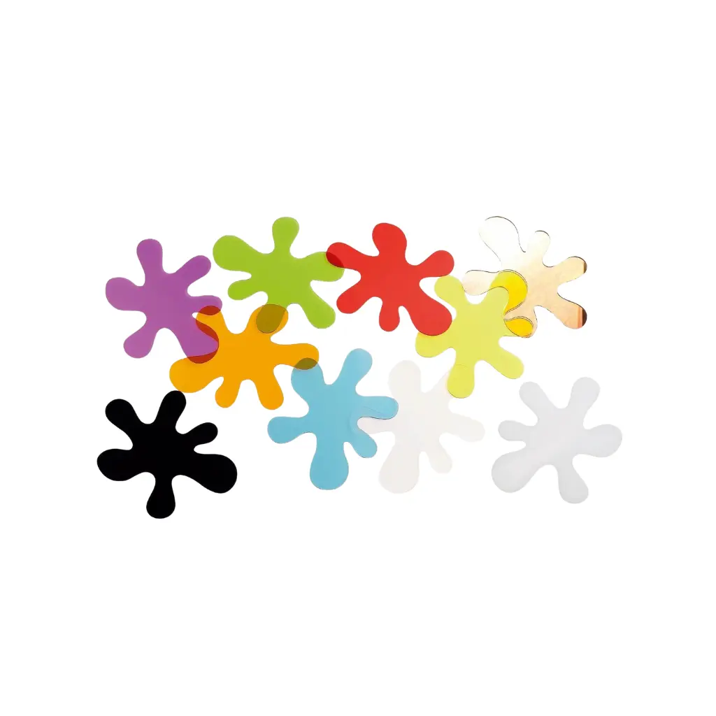 Tickit Splats de colores translúcidos 10 u.