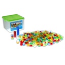 Tickit Conjunto 500 fichas apilables traslúcidas