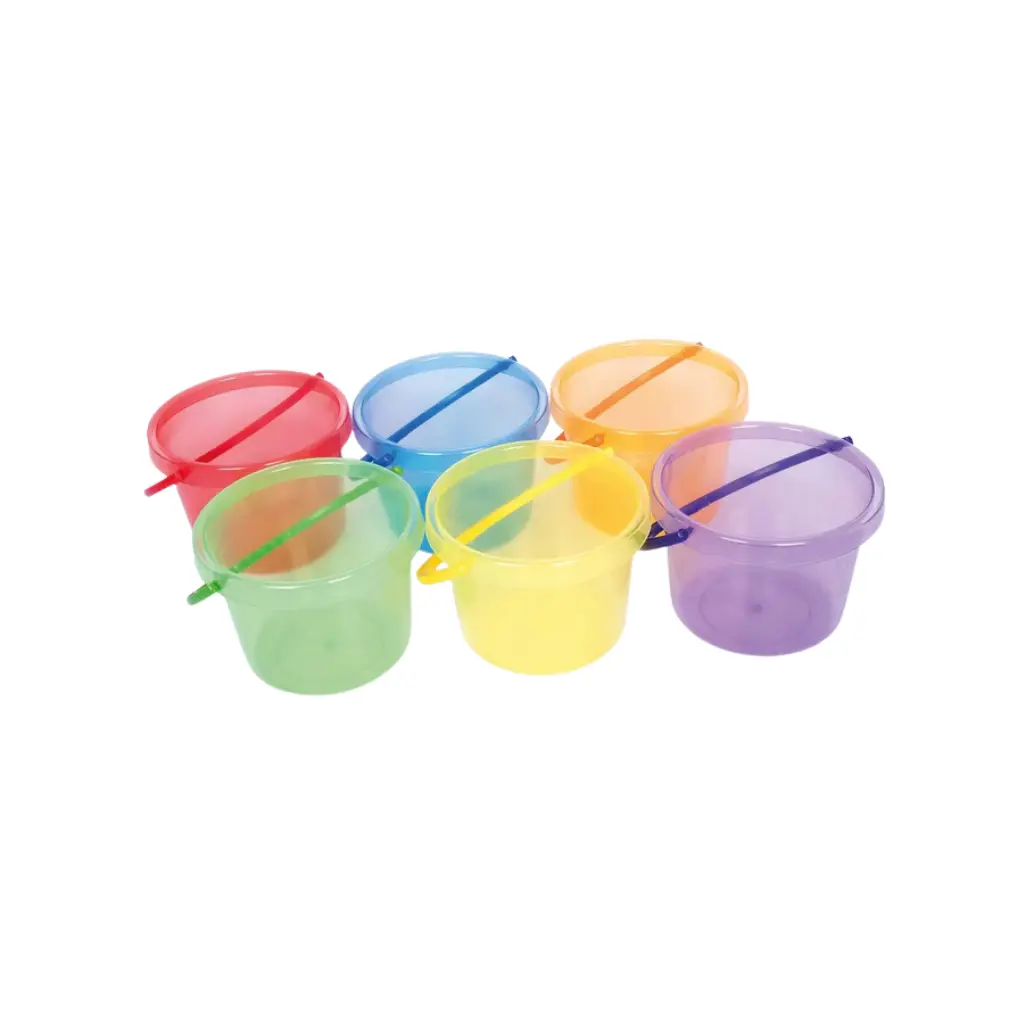 Tickit Conjunto 6 cubos de color translúcido