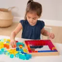 Tickit Conjunto 100 gemas de color con bandeja