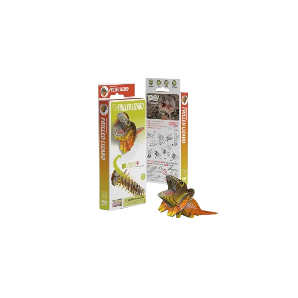 Eugy Frilled Lizard 3D - Mod. 108