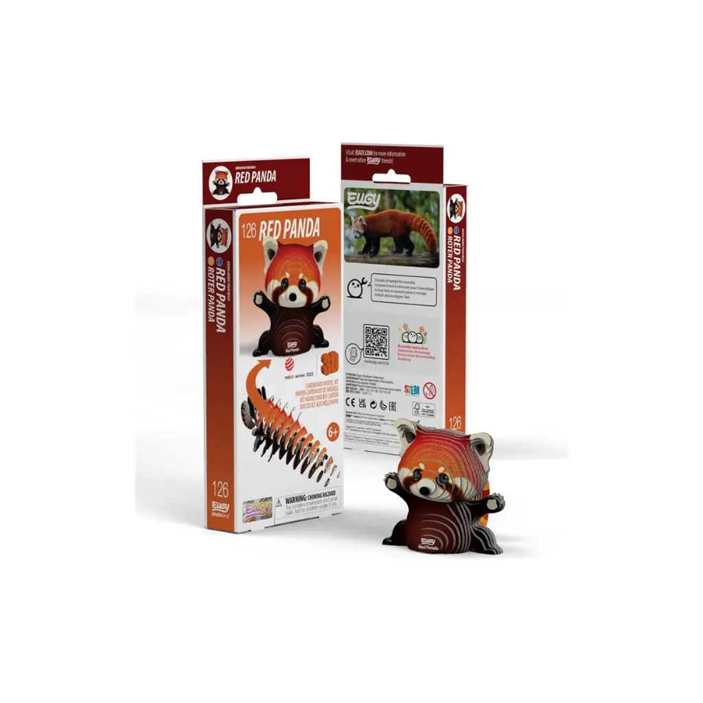 [DOEU-RPD] Eugy Panda Rojo 3D