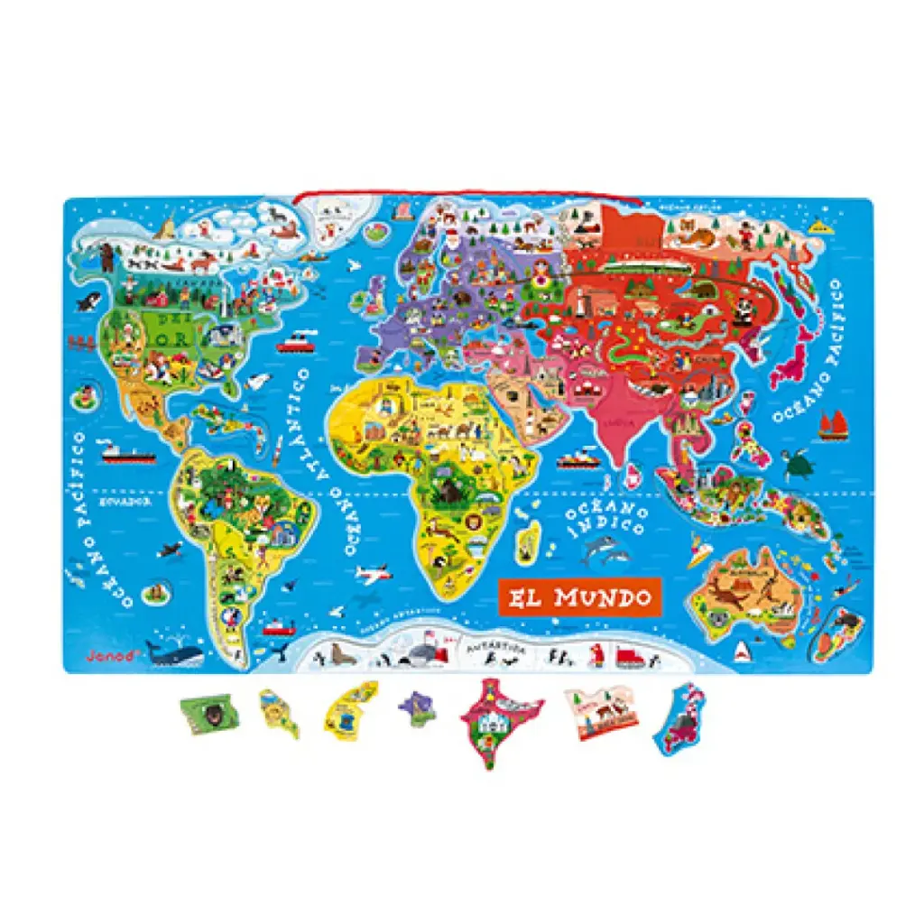 [J05503] Mapa Mundial magnético 