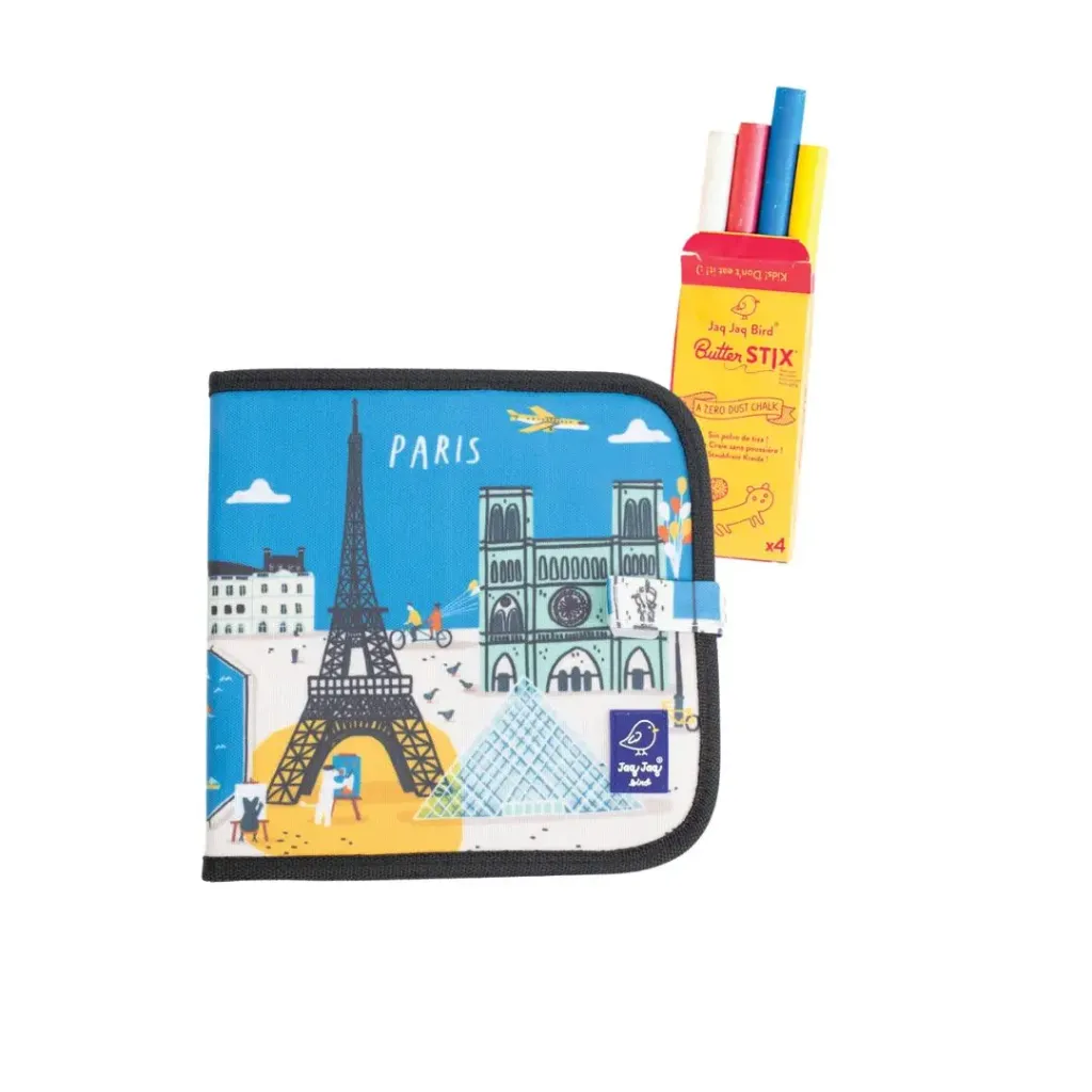 Pizarra colorear Paris