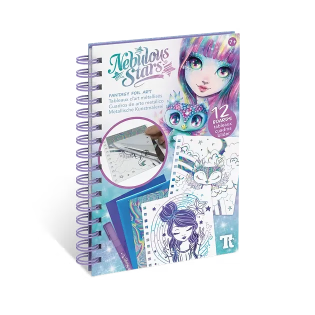 Pequeño Libro Creativo Metalizado - Neboulus Star