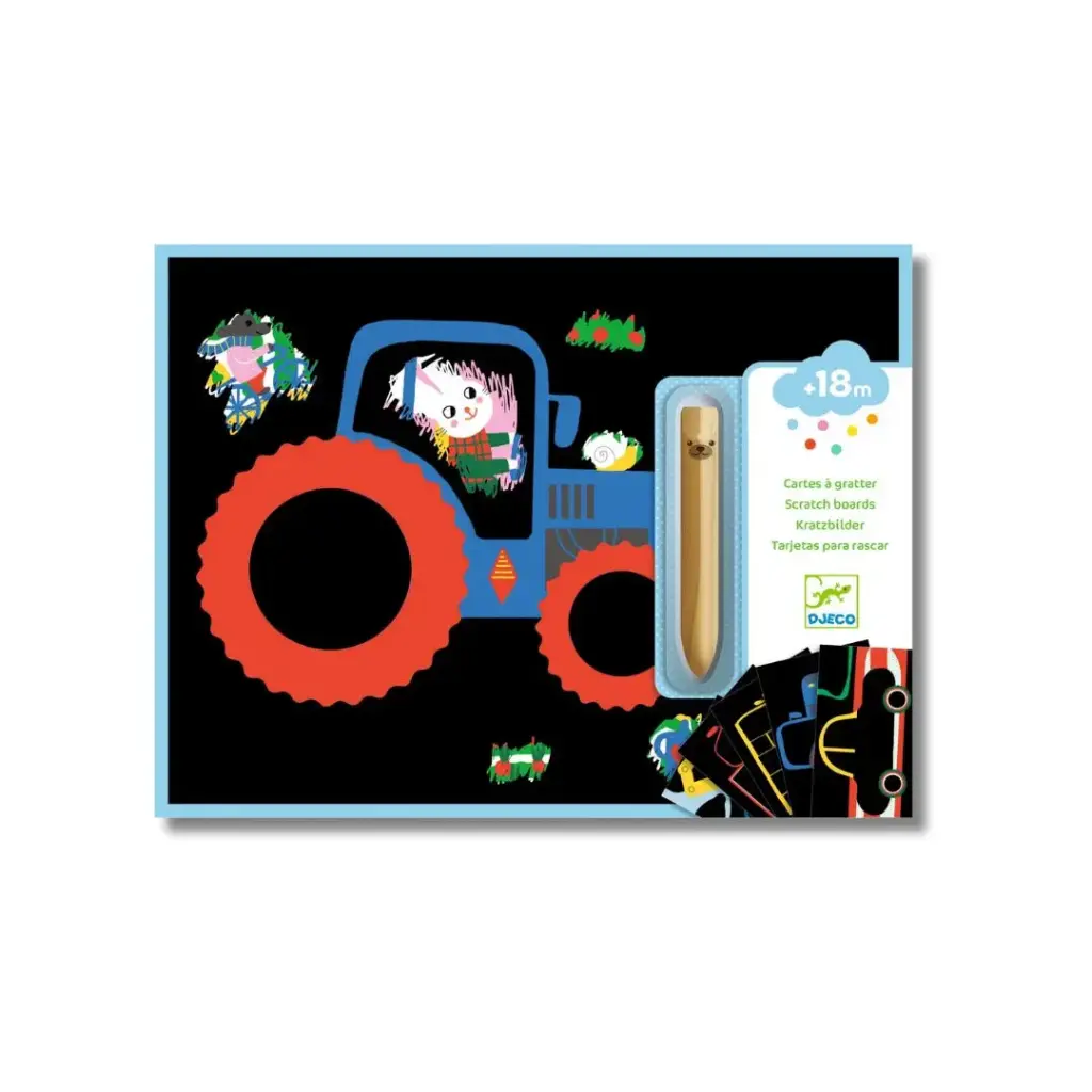 [30040] Cuadros para rascar - Vehículos