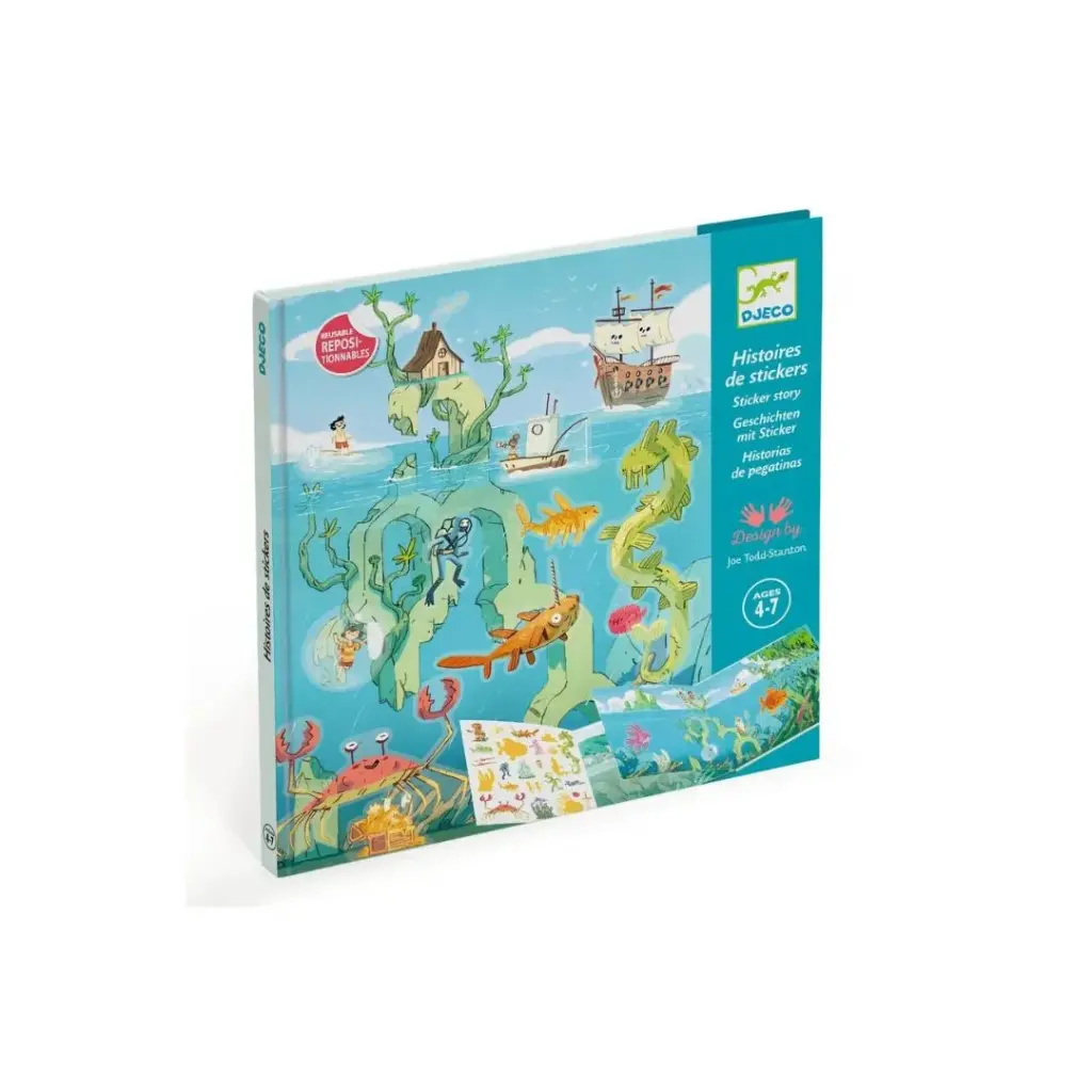 Pegatinas reutilizables - Aventuras en el mar