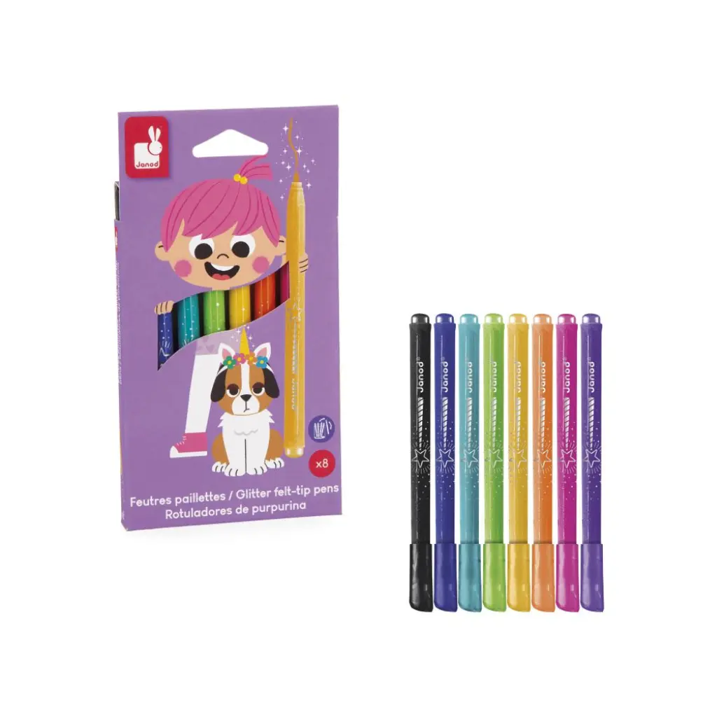 Rotuladores de Purpurina x8