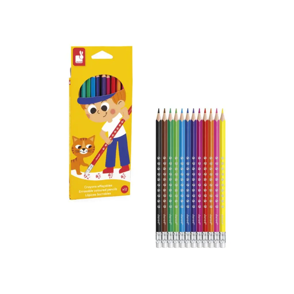 [J07414] Lápices Borrables x12