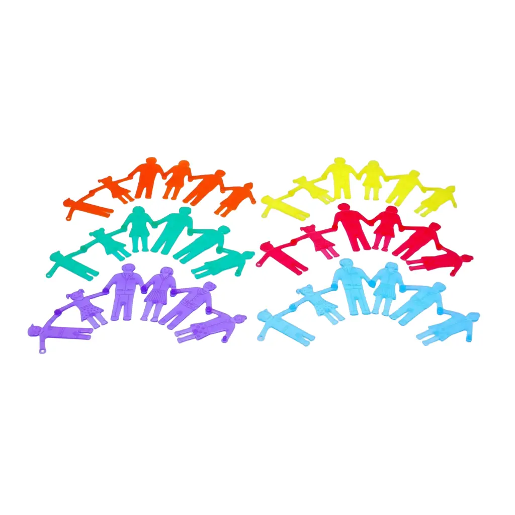 [63054513] Tickit SiliShapes - une a las personas 36 pzas.