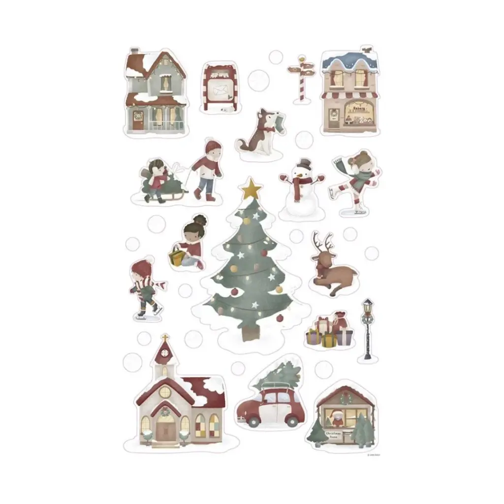 [LD121034] Maxi pegatinas ventana Navidad