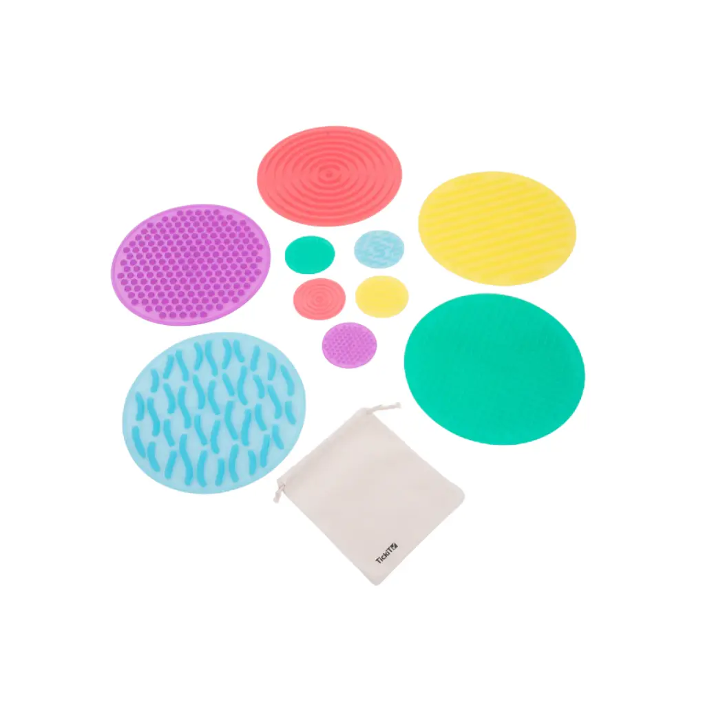 [63054517] Tickit SiliShapes círculos Sensoriales 10 pzas.