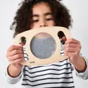 Tickit Panel de purpurina plateada