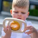 Tickit Panel de purpurina dorada