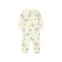 Pijama entero con cremallera bidireccional y estampado de palmeras 