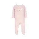 Pijama entero de algodón interlock diseño oso rosa