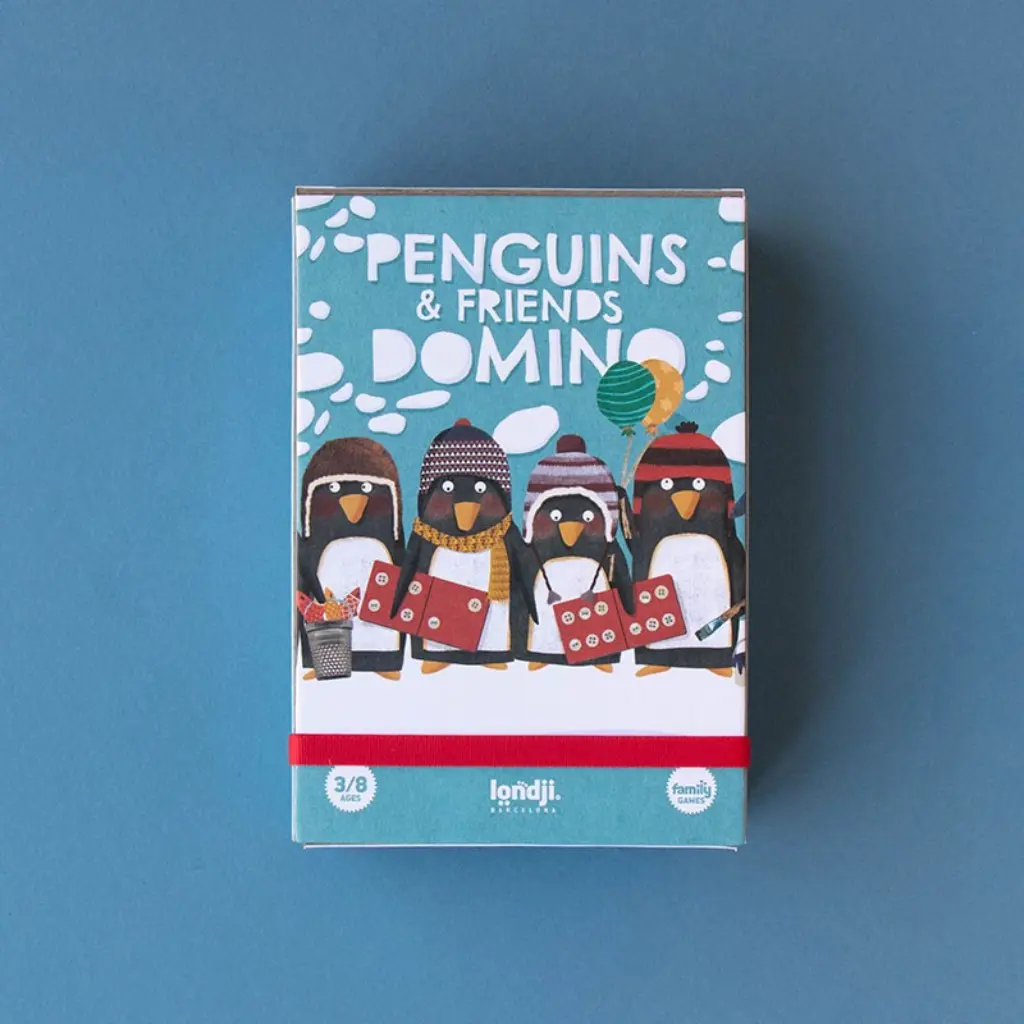 [DI009U] Penguins and Friends Domino