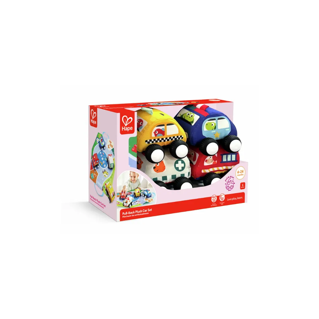 Set de Coches de Peluche