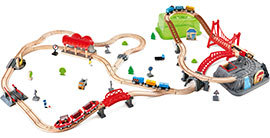 [E3764] Juego de Bloques de Construcción de Ferrocarril