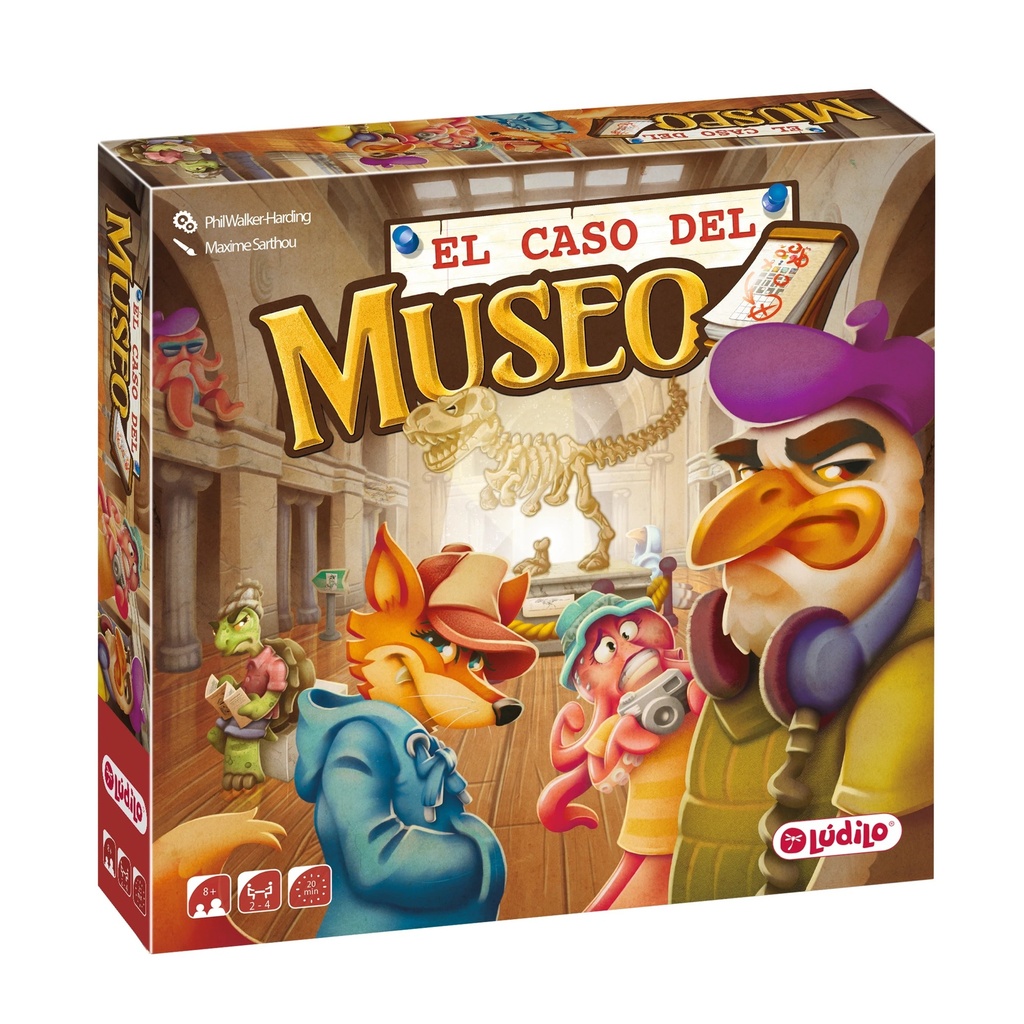 Ludilo - El Caso En El Museo  Juegos De Mesa Juegos Educativos