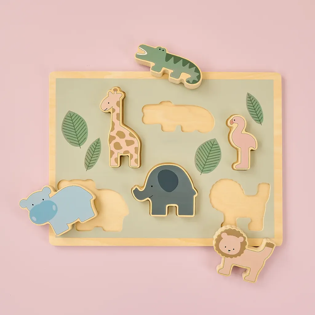 [TJ-T301] Puzzle encajable Safari