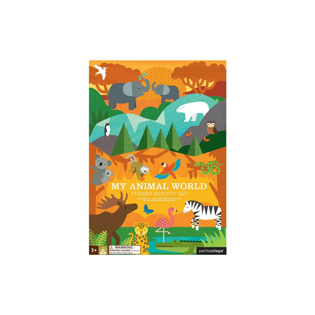 [TJ-PTC123] Set Adhesivos Mi Mundo Animal