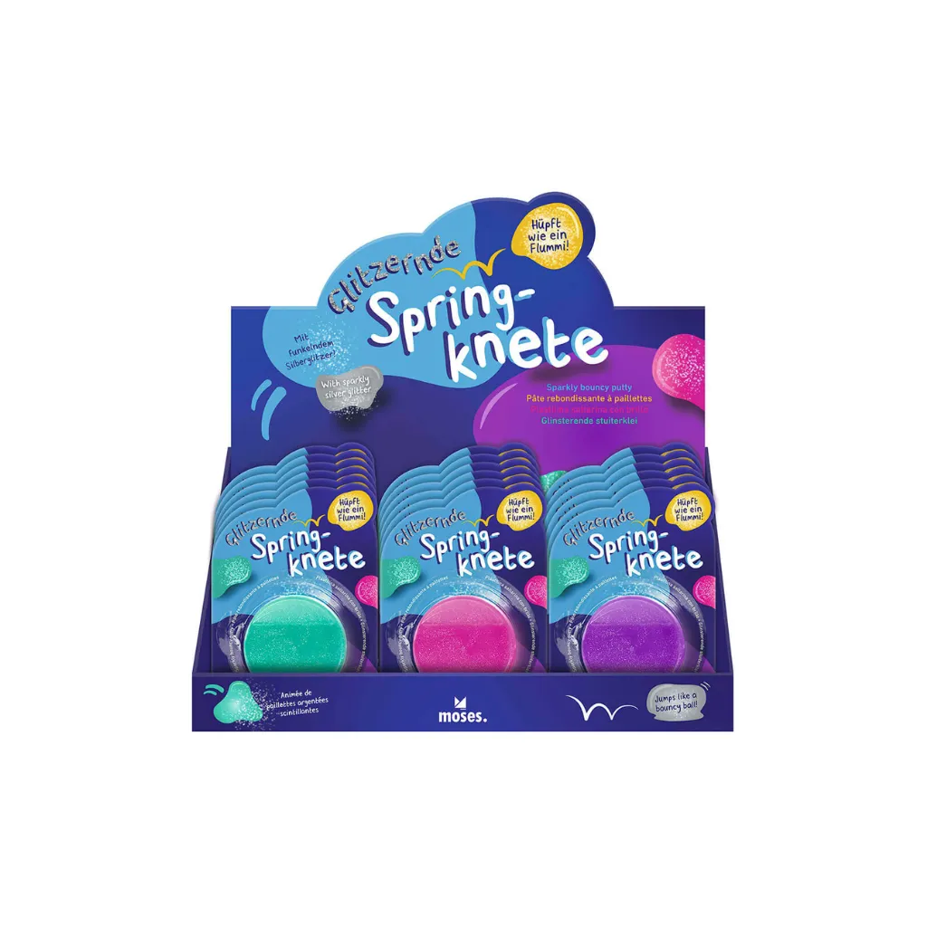 Plastilina Saltarina con Glitter