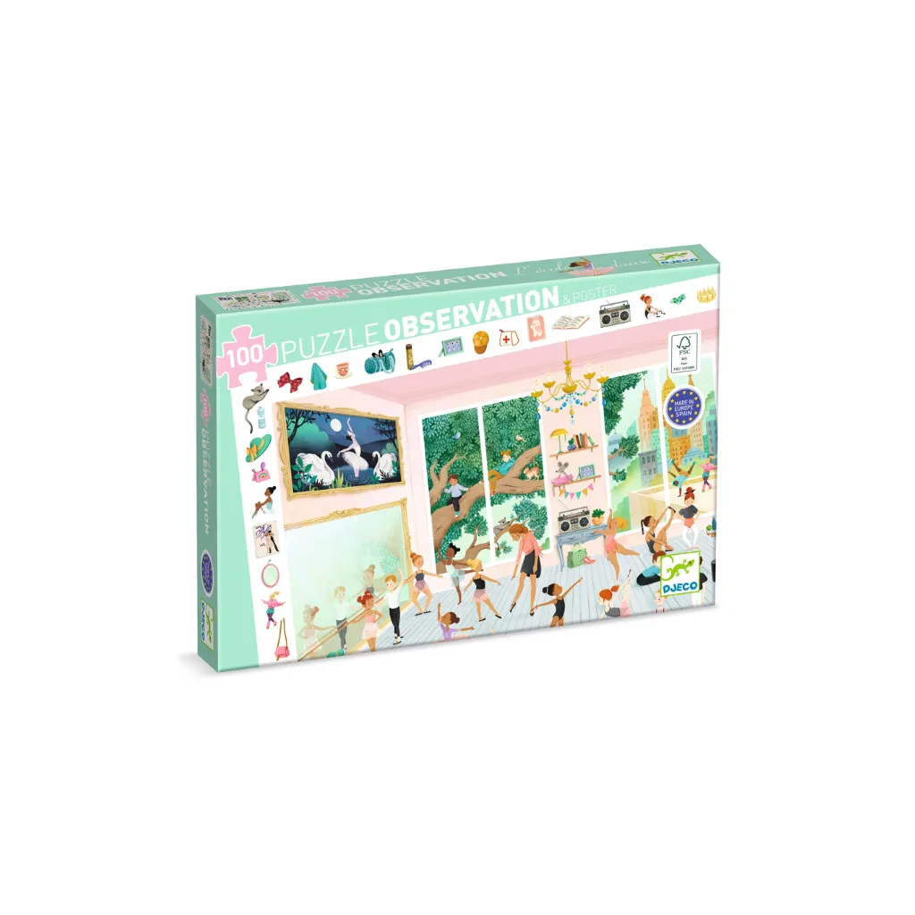 Puzzle Observación - La escuela de baile 100 pzas.