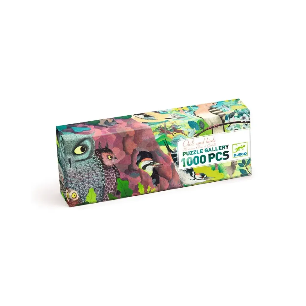 [37644] Puzzle Galería - Búhos y pájaros 1000 pzas.