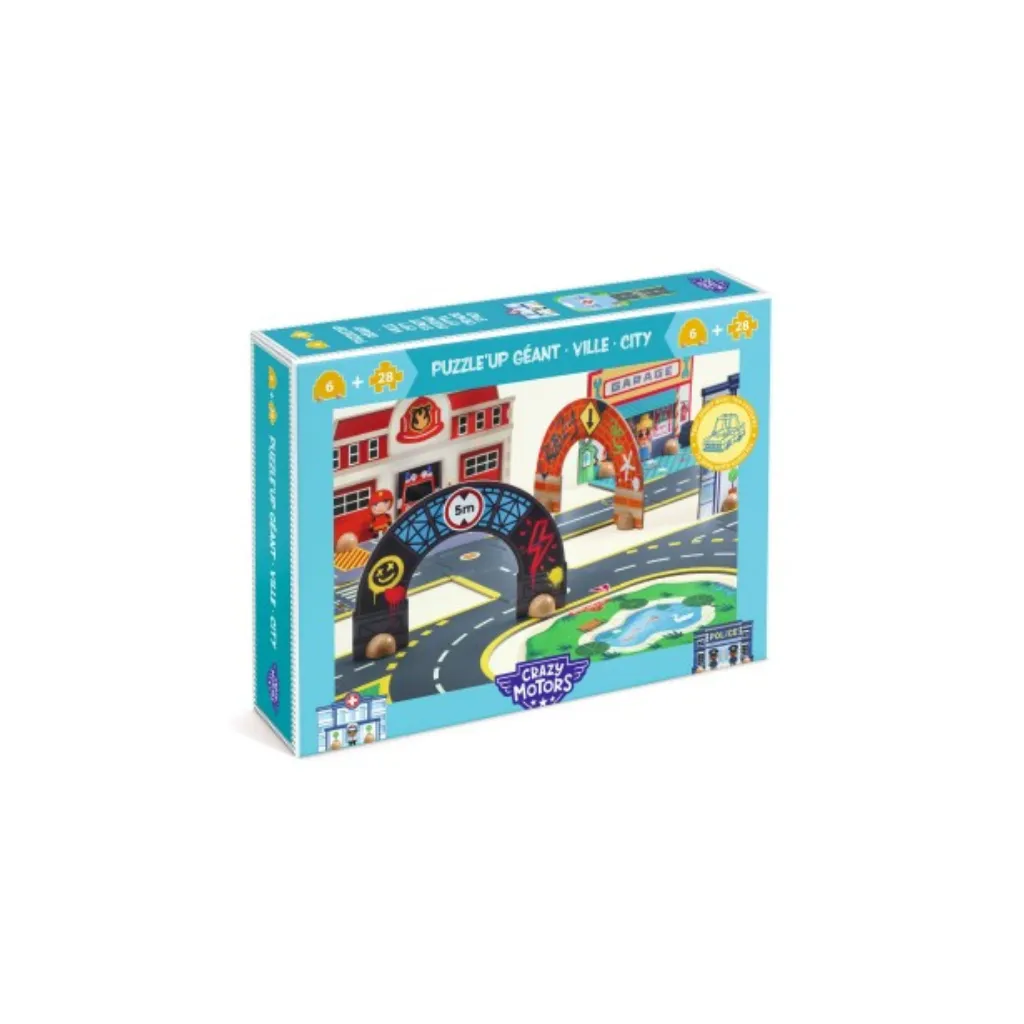 Crazy Motors Puzzl`Up City - Gigante 33 pzas.