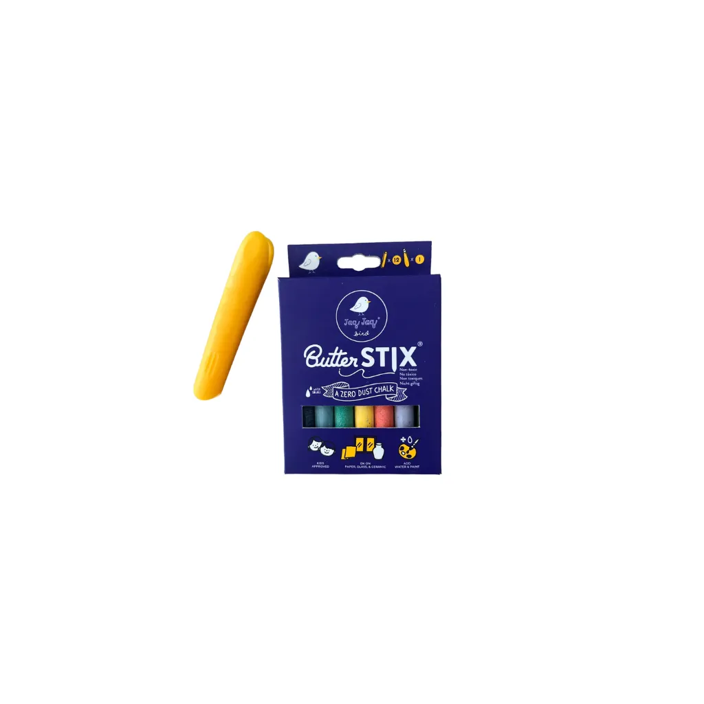 ButterStix® Tizas Multicolor con soporte