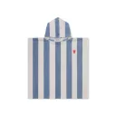Poncho rallas azul y blanco Catch Of The Day