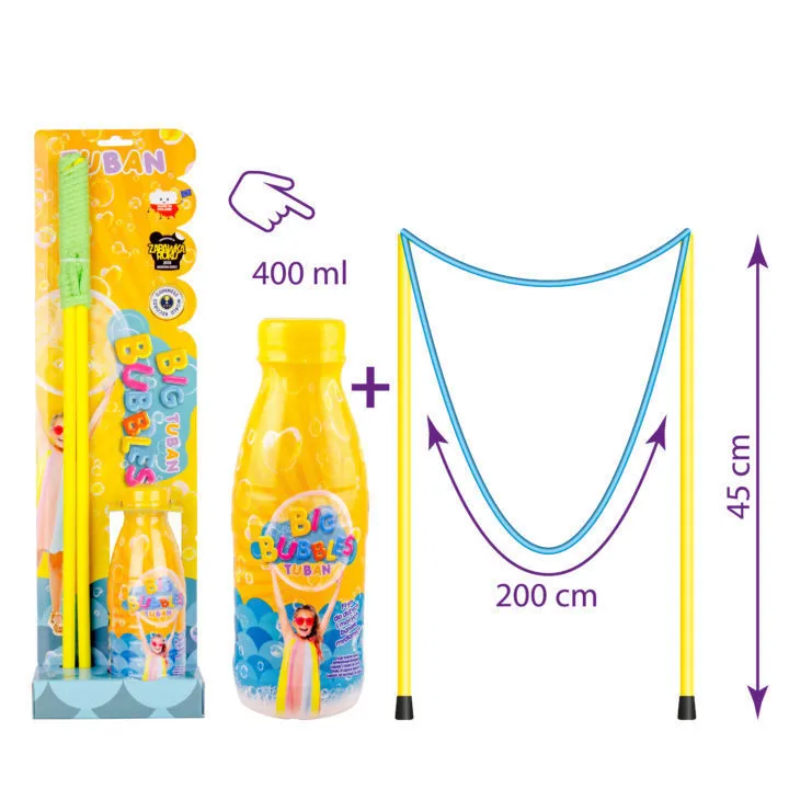 Tuban Conjunto Bubbles varita y 400 ml