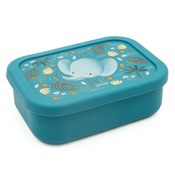 Caja almuerzo de silicona Elefante