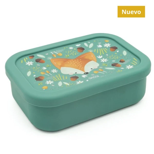 [SI1723] Caja almuerzo de silicona Zorro