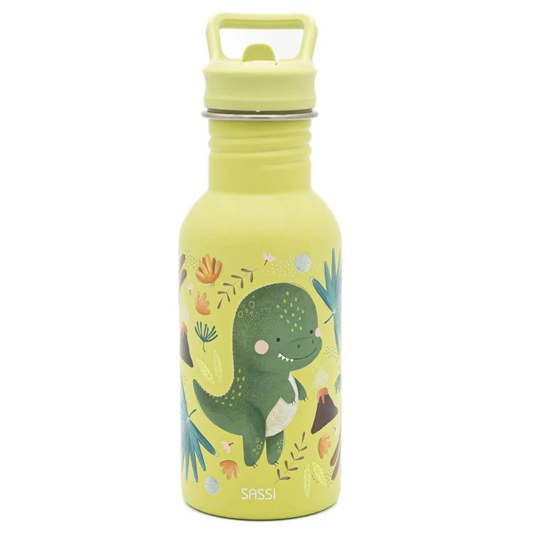 Botella Acero Inox Dinosaurio