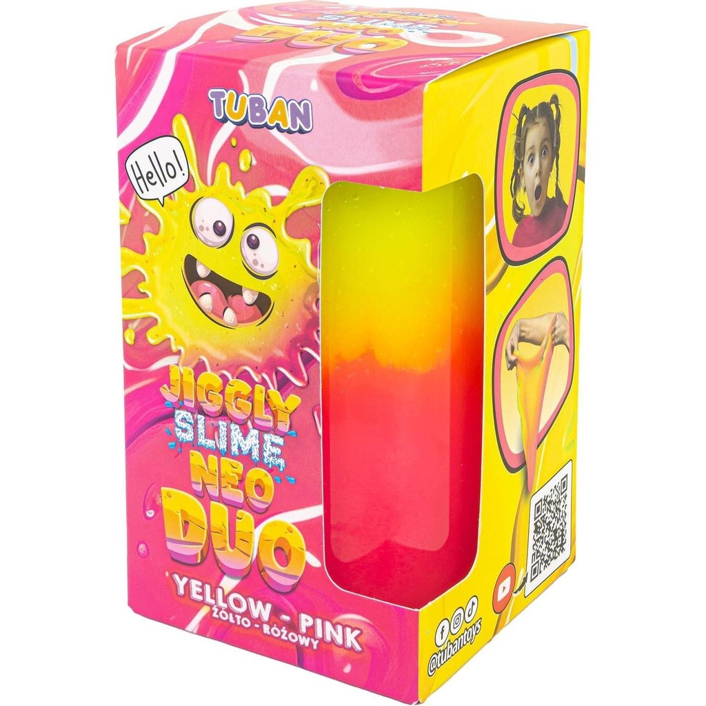 Tuban Jiggly slime neo duo amarillo-rosa