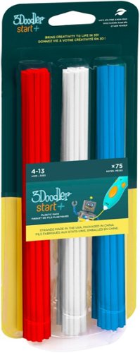[6202386] 3Doodler Start+ Recambios 75 filamentos rojo-blanco-azul