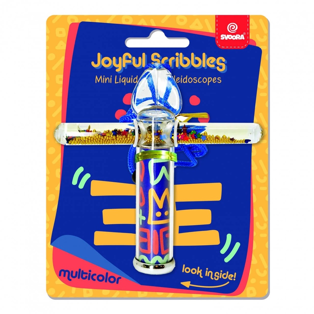 Svoora Mini Caleidoscopio liquid stick azul 6 uni.