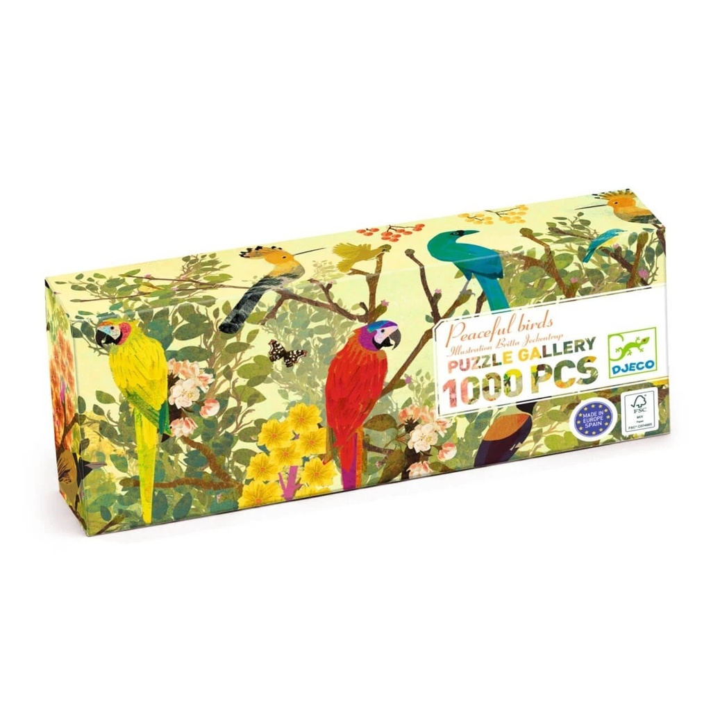 Puzzle Galería - Peaceful birds 1000 pzas.