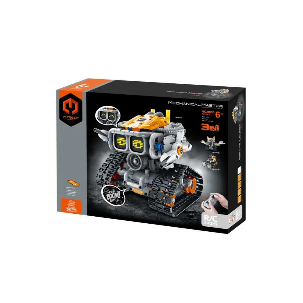 [608056] iMMaster Robot Naranja con Radio Control 3 en 1 - 451 pzas