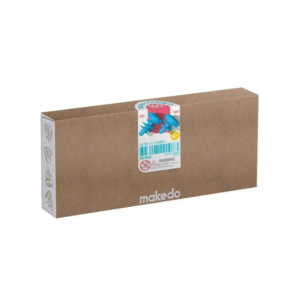 [MKDA0160] Pack Tornillos Makedo - 160 pzas